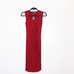 Suzy Shier Red Sleeveless Jersey Dress XS NWT